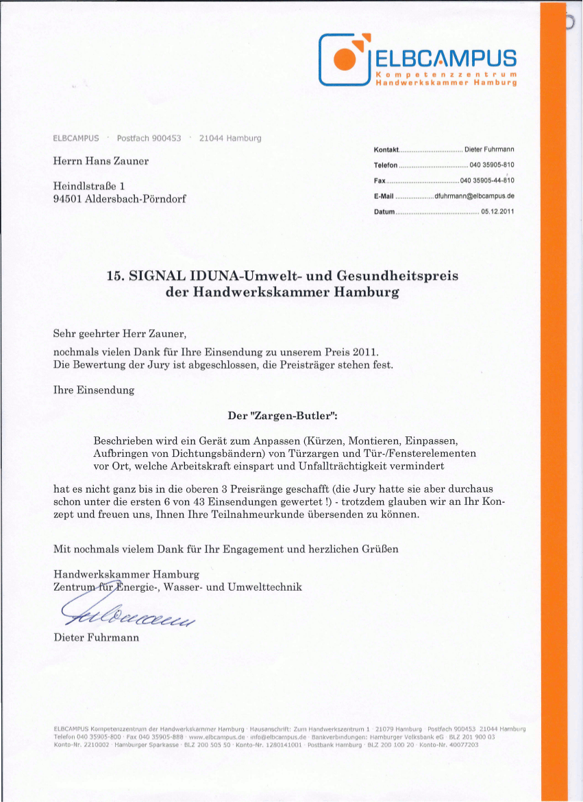 Gesundheitspreis Signal Iduna